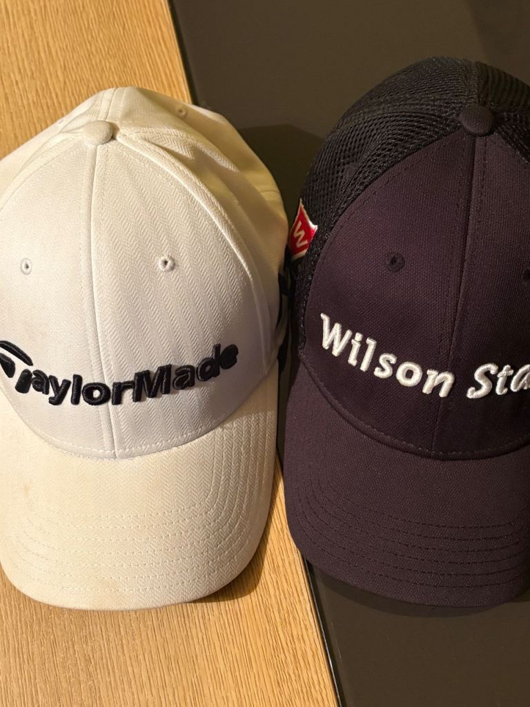 Two Golf Hats.  Unused 