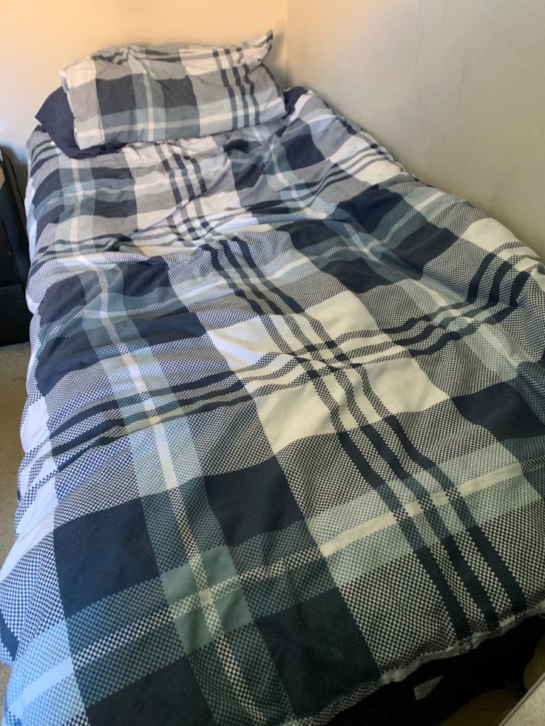 Single Bed and Mattress