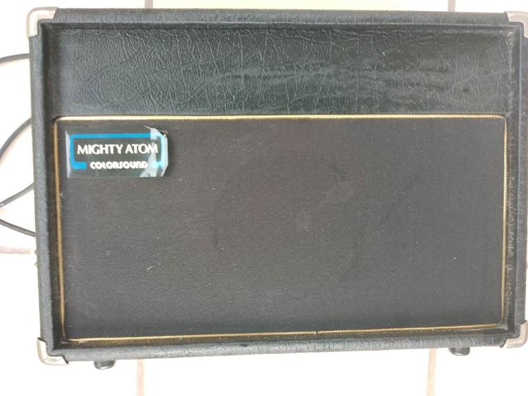 Colorsound Mighty Atom amp, MAINS powered practice combo amplifier. REDUCED. About 50 years old