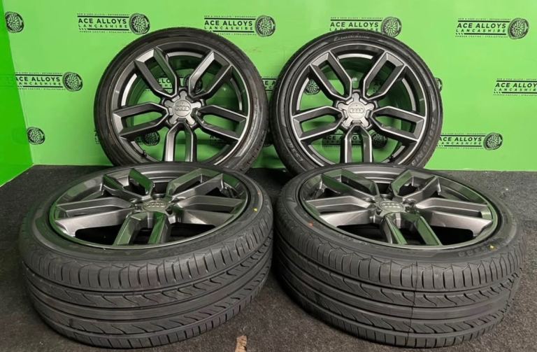 *REFURBISHED* OEM AUDI A3 S3 8V 18” 5x112 ALLOY WHEELS + TYRES VW CADDY SEATi