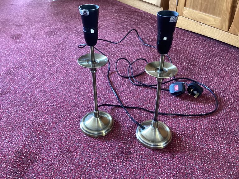 Two bedside/table lamps
