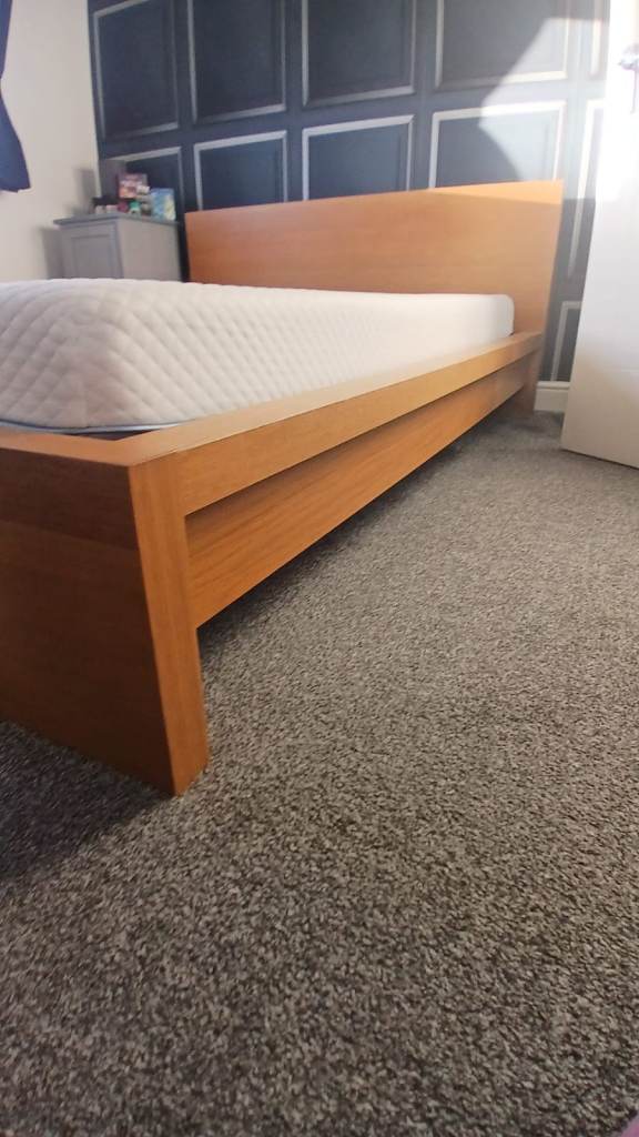 image for Ikea Sultan Lade Double Bed frame