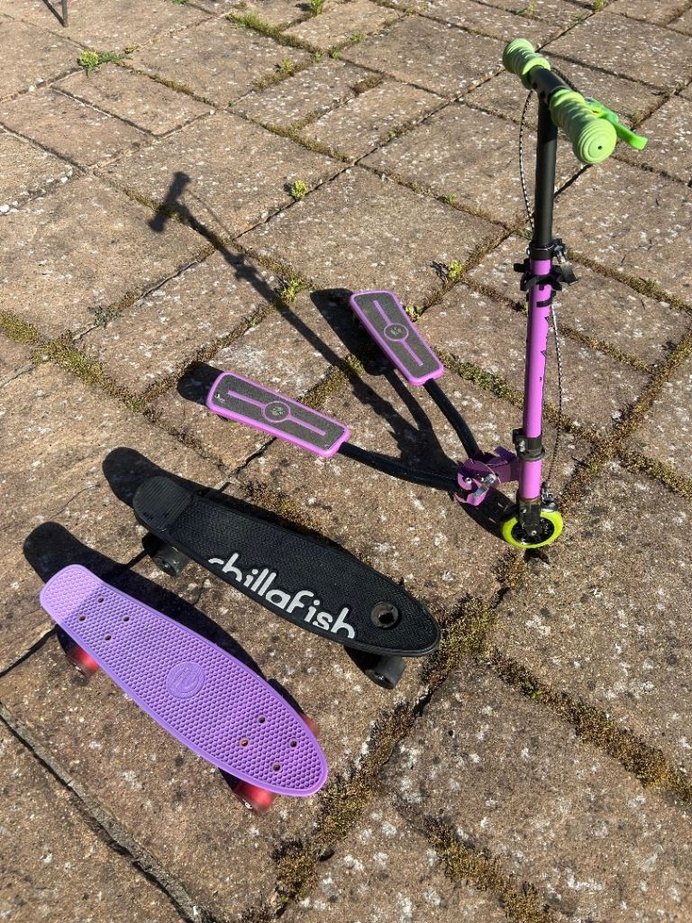Outdoor Toys - Drift Scooter and 2 skateboards