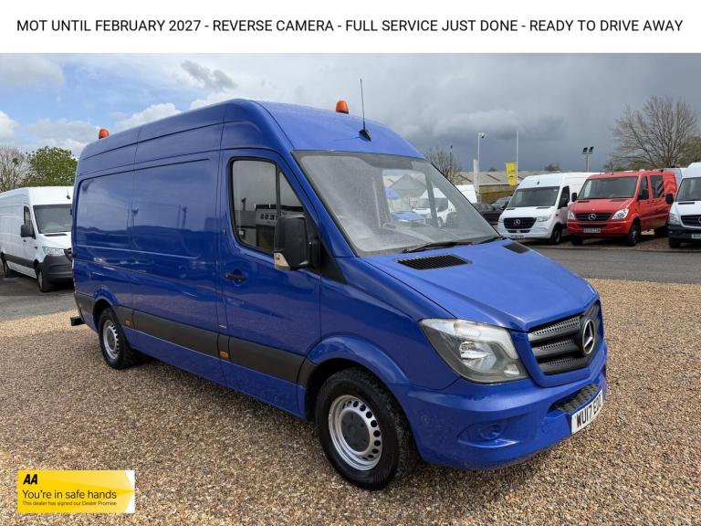 2017 Mercedes-Benz Sprinter 2.1 314 CDi Panel Van 5dr Diesel Manual RWD L2 (213 g/km, 140 bhp) Pa...