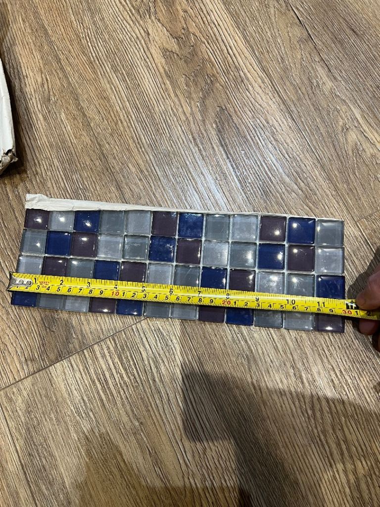 Glass Mosaic Decorative Border Tiles – 1 Full Box (10 Sheets)