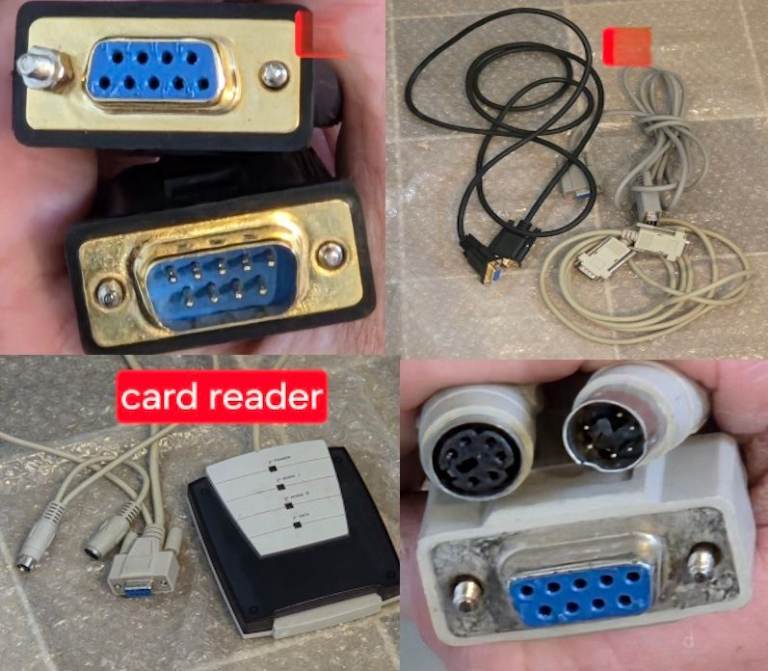 Various Computer and AV Cables with Card Reader 