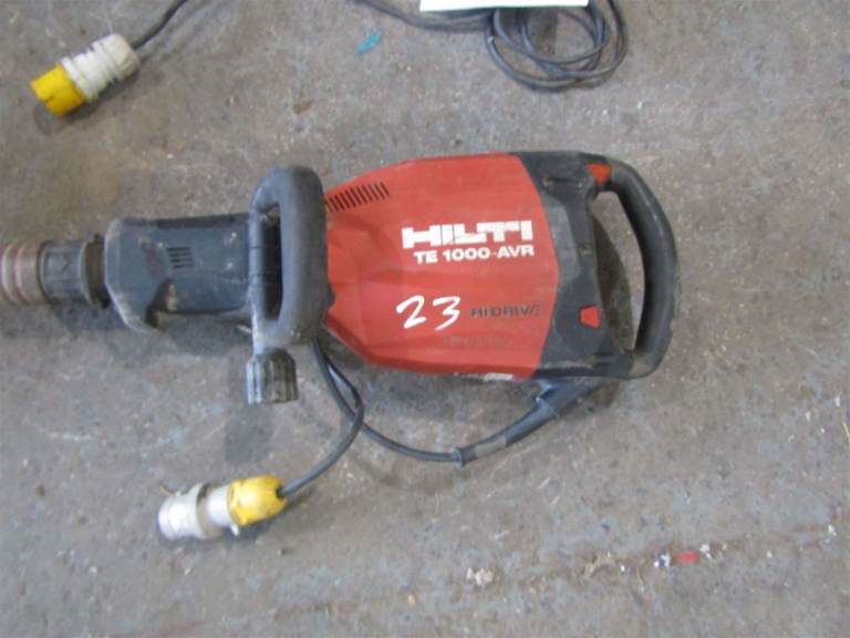 Hilti TE1000 AVR Hi Drive Concrete Breaker Demolition Hammer, SPARES OR REPAIR