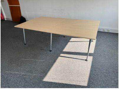 Beech 4 person pod bench hot desks 240cm x 140cm x 73cm Croydon, London