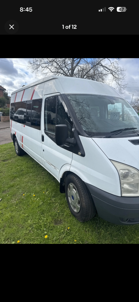 Ford transit minibus 15 seater