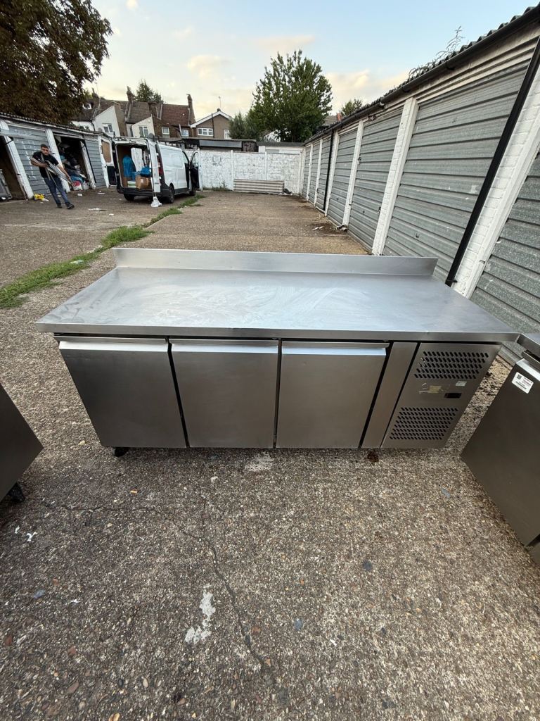 Commercial bench fridge cafe shop 3 doors takeaway 