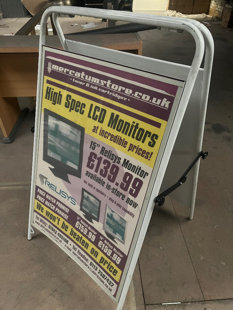 Shop advertising A-Board Business, Shop, Office, Retail, Home