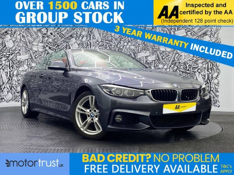 2018 BMW 4 Series 2.0 420i M Sport Convertible 2dr Petrol Manual Euro 6 (s/s) (184 ps) Convertibl...