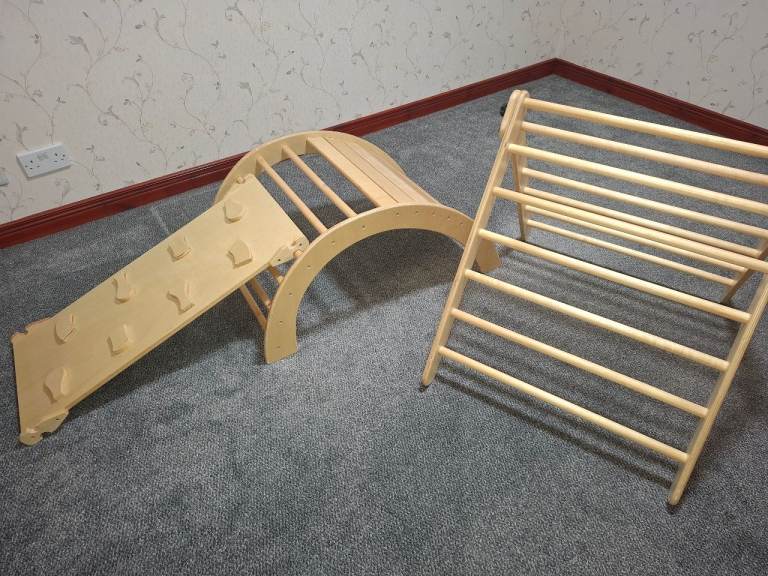 Indoor Climbing Frame for Kids – Wooden Set