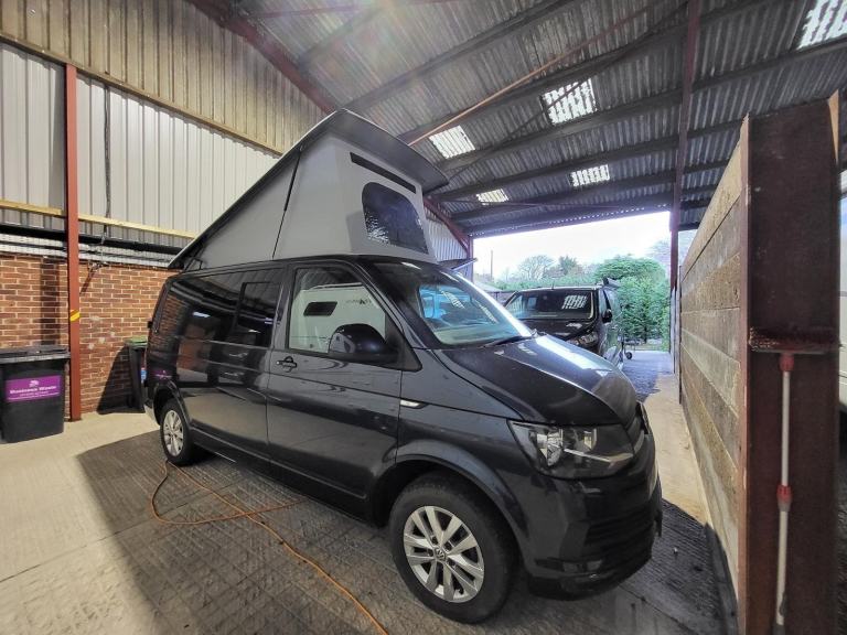 VW T6 Transporter 2016 95k 4 berth/5 belts SWB 5sp manual pop top