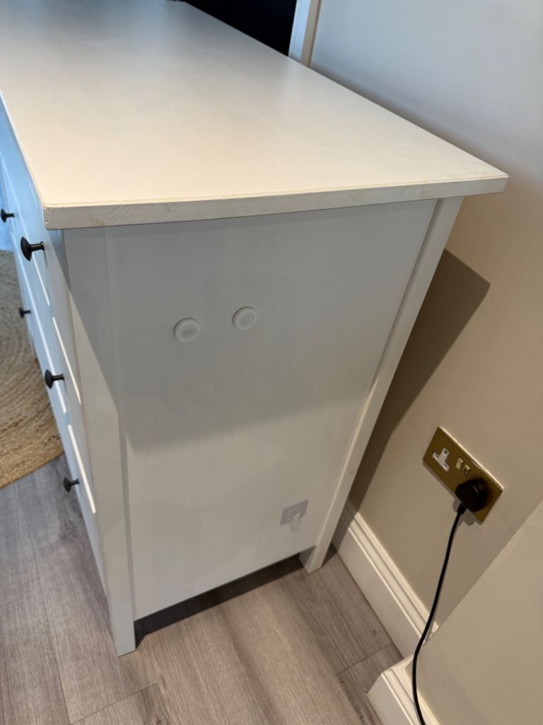 IKEA Hemnes chest of drawers white stain