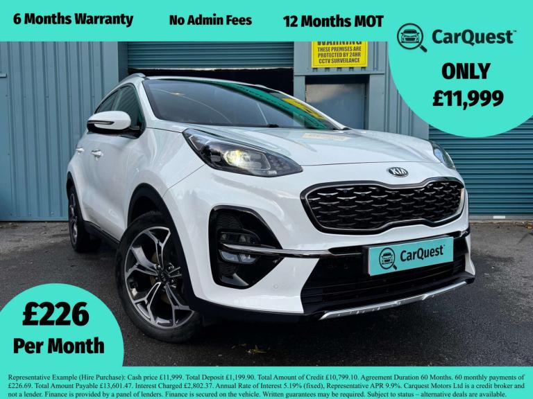 2018 Kia Sportage 1.6 Sportage GT-Line CRDI ISG 5dr SUV Diesel Manual