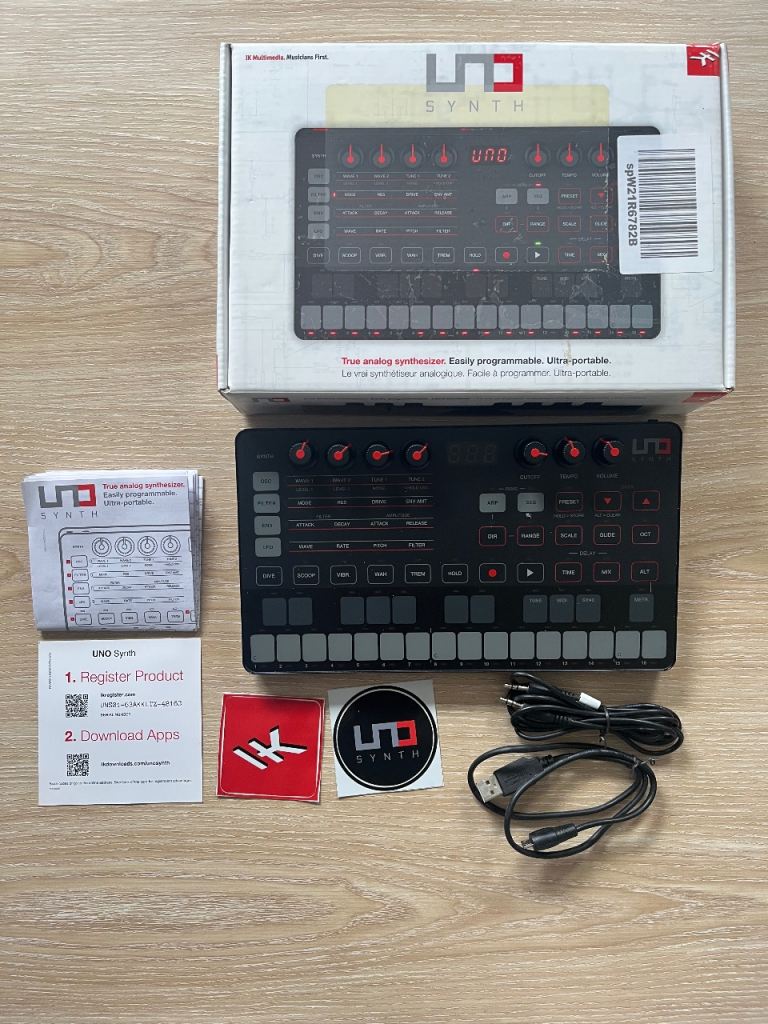 IK Multimedia Synth Uno AS NEW