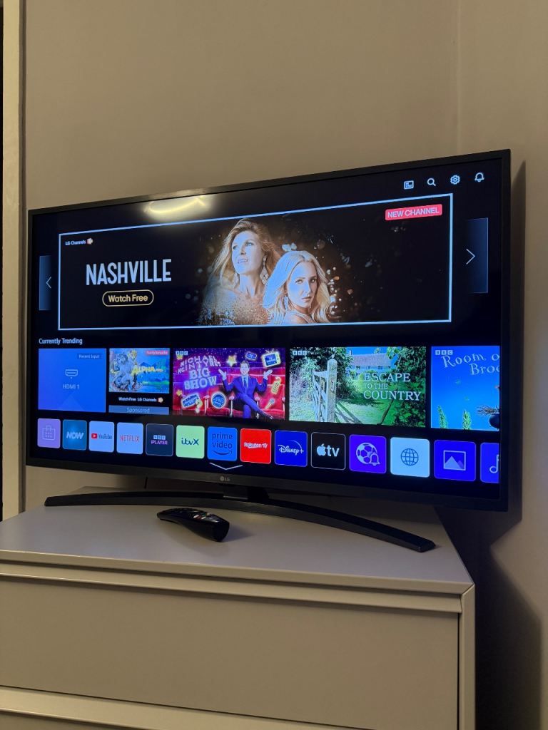 LG 43" Smart 4K Ultra HD HDR LED Google Bluetooth TV With Remote