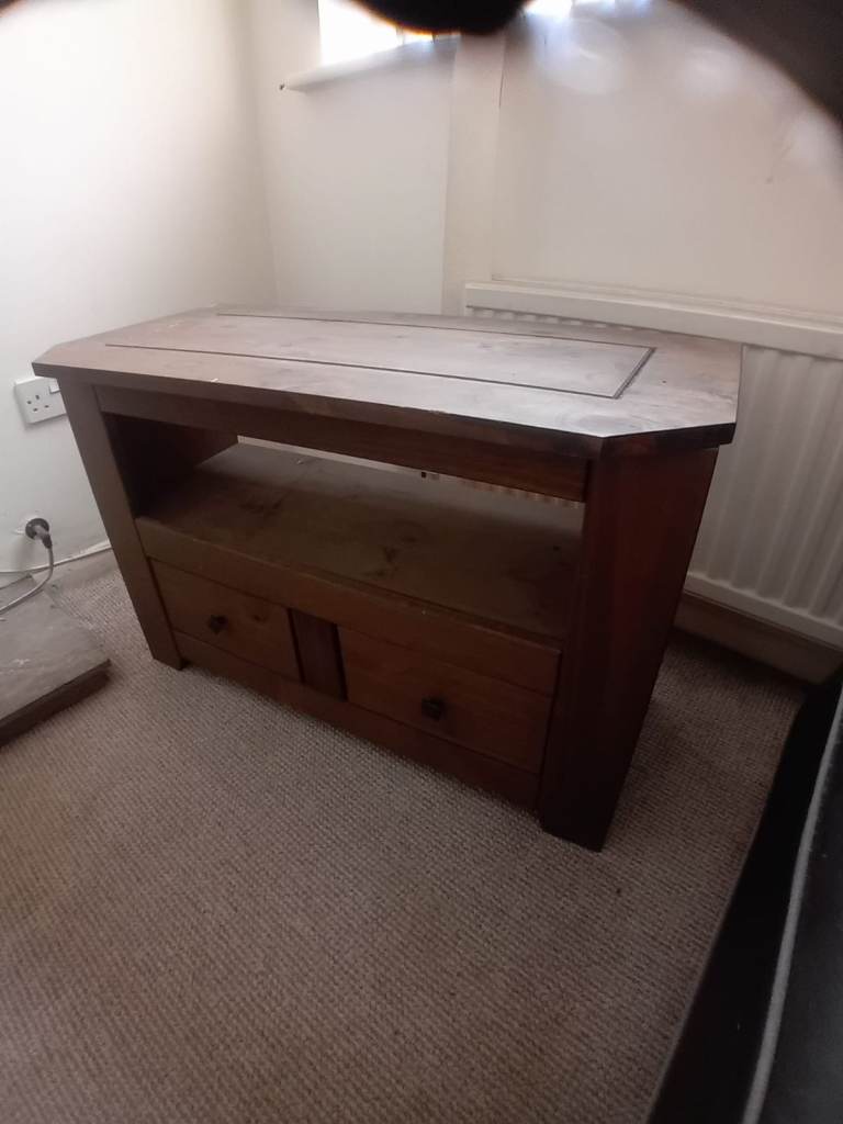 Wooden Tv stand with draws