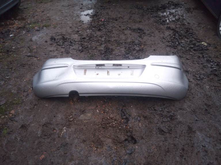 Vauxhall corsa D 2006 to 2013 rear Bumper in sliver 