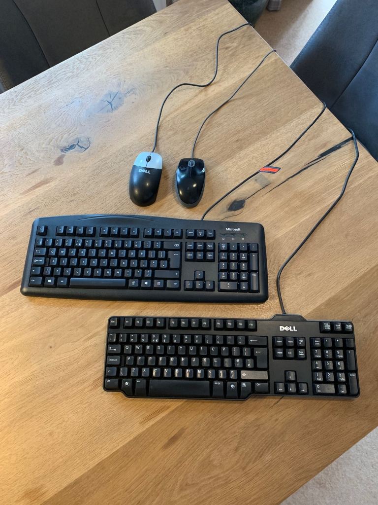 Keyboards and Mouse x2