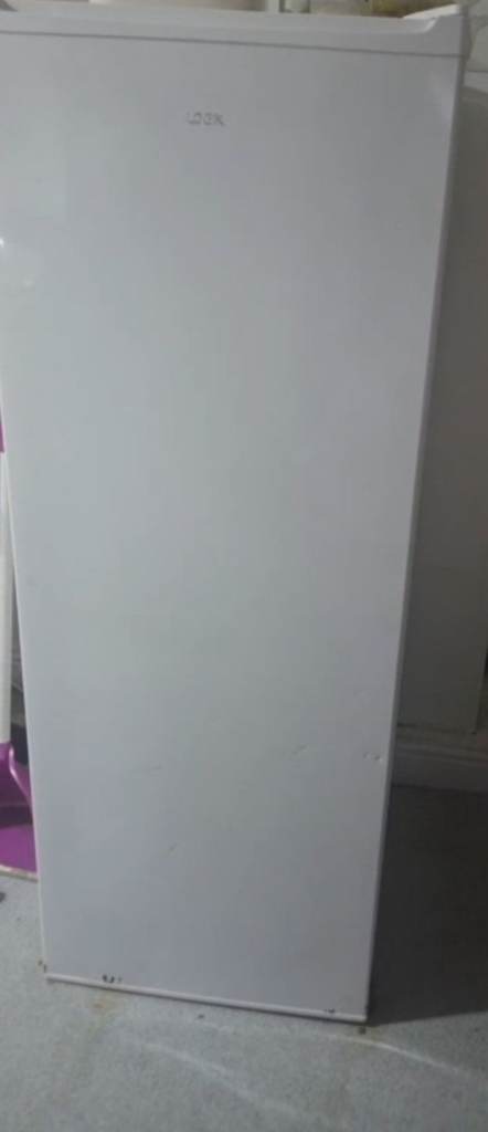 White Freestanding Fridge – Good Working Condition