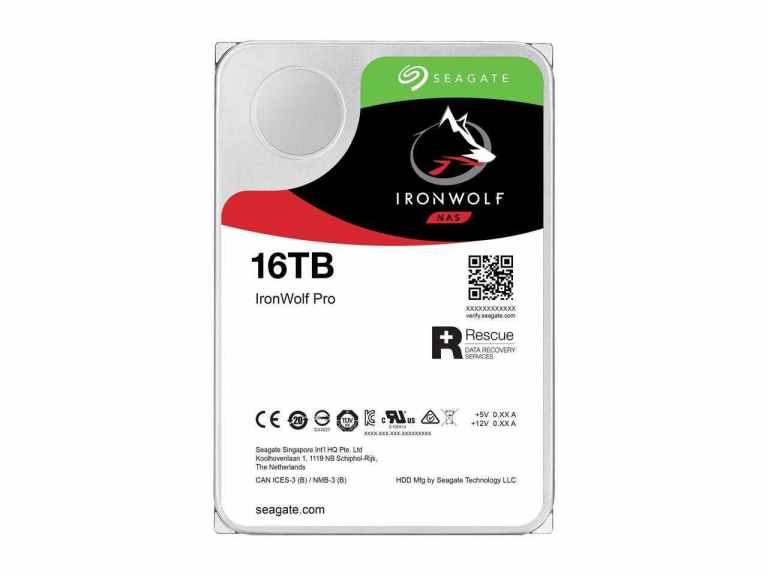 32TB (2x 16TB) Seagate Exos X16 & IronWolf Pro SATA Hard Drives - Low Hours Mint