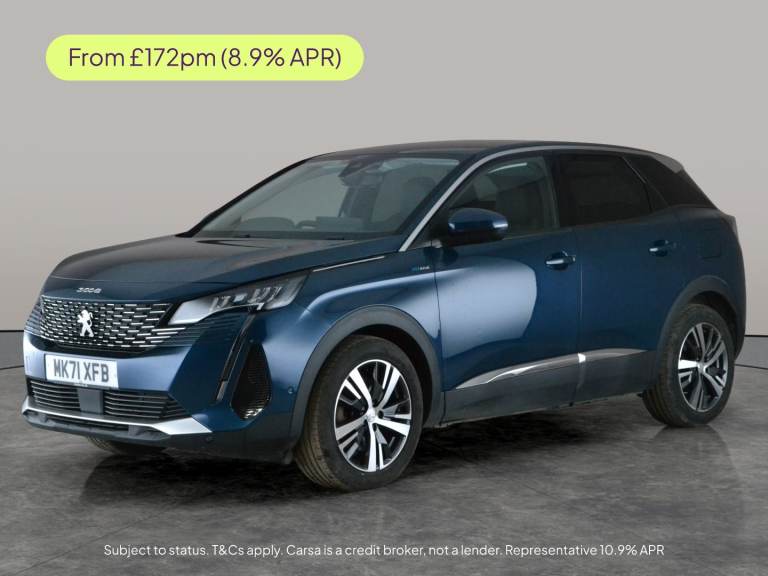 2021 Peugeot 3008 1.6 Hybrid 225 Allure 5dr e-EAT8 HATCHBACK PETROL/ELECTRIC Automatic