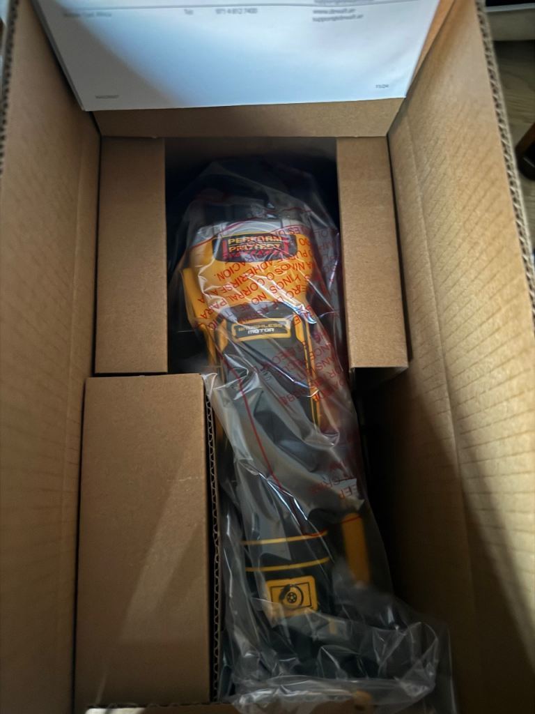 Dewalt battery powered angle grinder