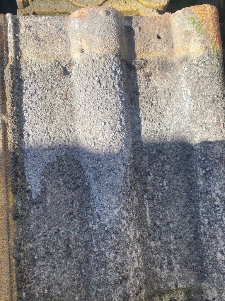 Double Roman reclaimed roof tiles