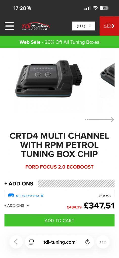 Focus focus st tuning box 