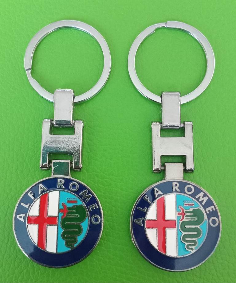2 Alfa Romeo Keyrings 
