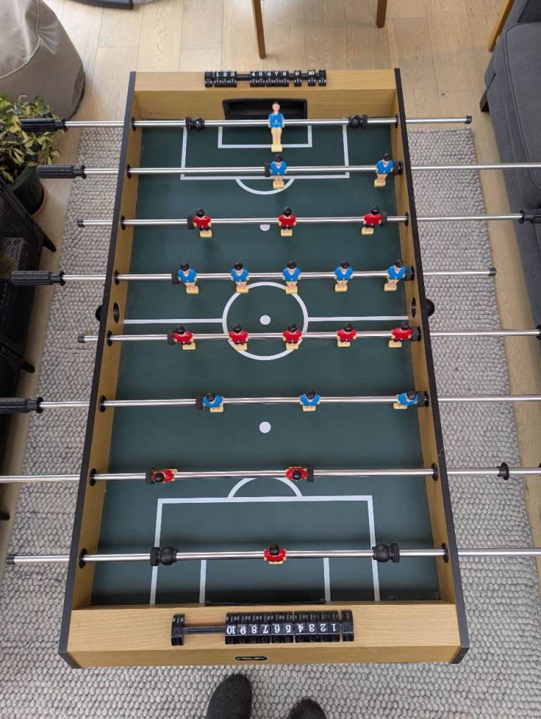 Riley 4ft Folding Multi Games Table, including table football, ice hockey, pool 