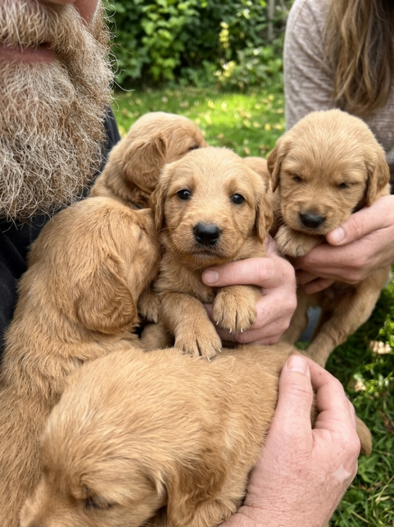Beautiful Red Labradoodle puppies