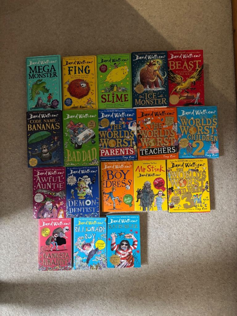 Children’s David Walliams books x 19