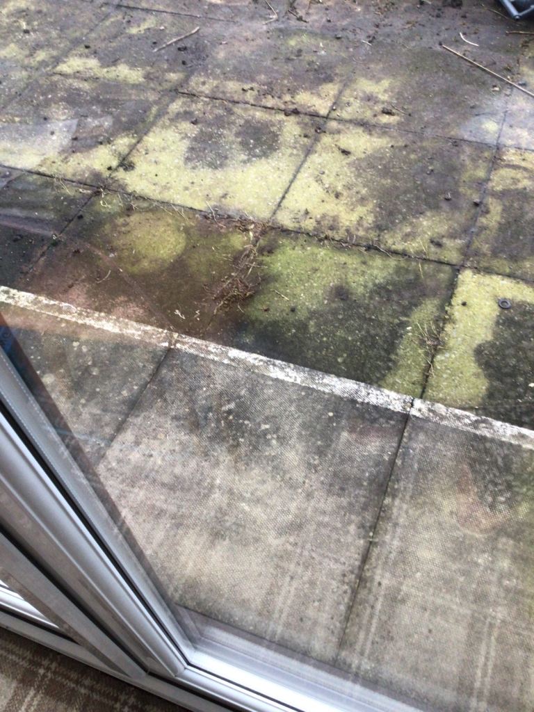 Concrete flags in excellent condition 