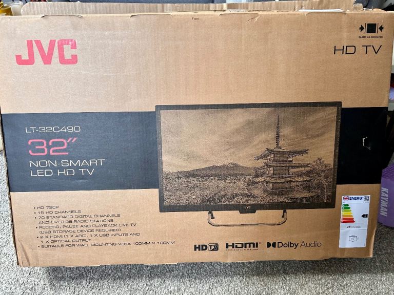 JVC 32” LED HD TV