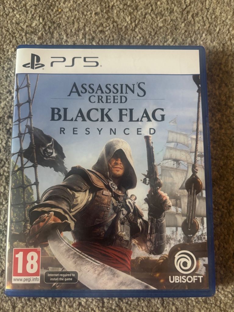 PS5 Assassin's Creed Black Flag Resynced Game – As Good As New