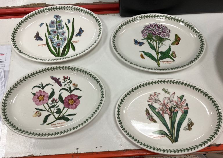 X4 Portmeirion Oval Plates