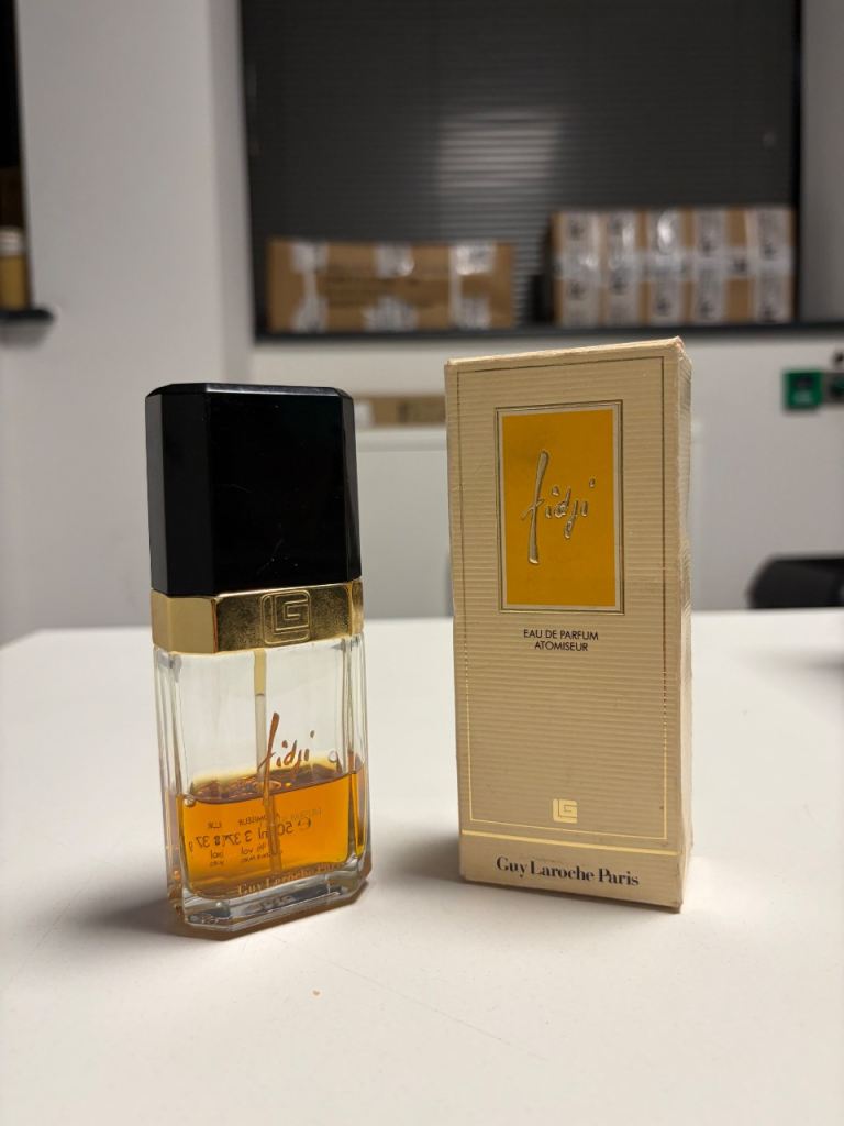 Vintage Guy Laroche "Fidji" Eau De Parfum 50ml – Partially Used with Box