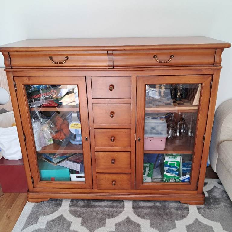 Pinewood Display cabinet