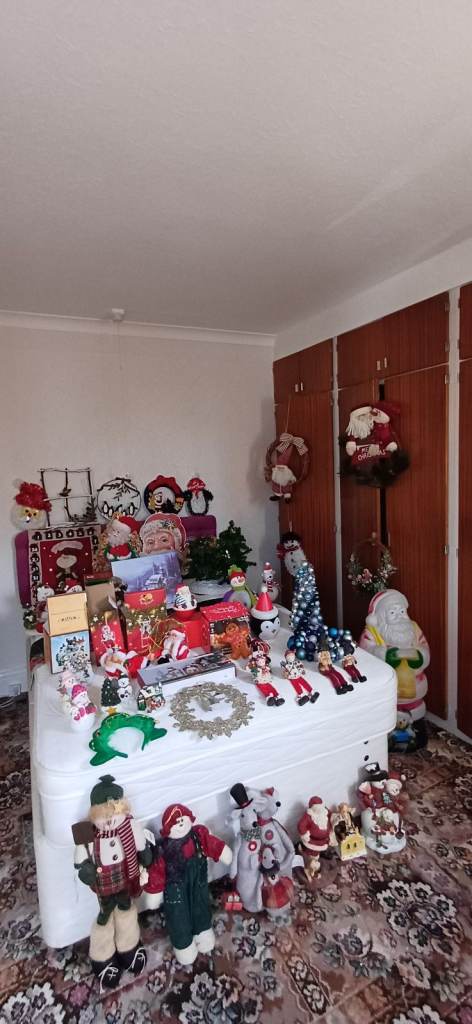 Large Christmas Decoration Bundle – Good Condition