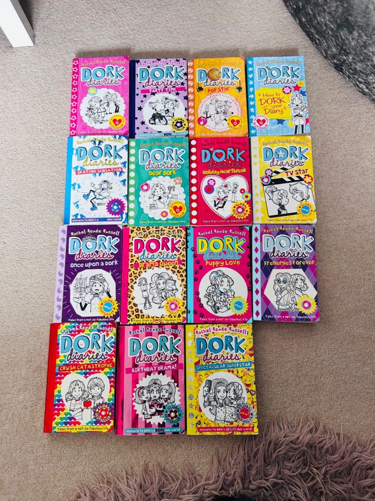 image for 15 x Dork Diaries books