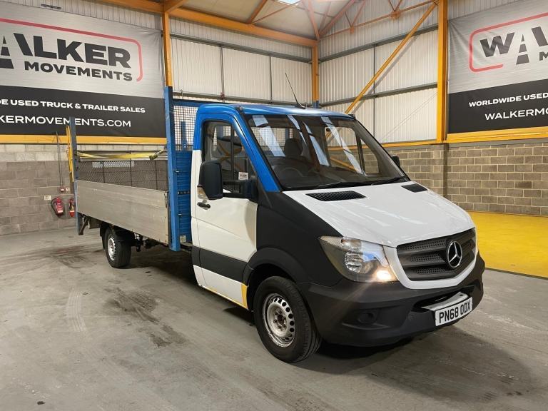 MERCEDES BENZ SPRINTER 314 CDI 3.5 TONNE DROPSIDE FLATBED - 2018 - PN68 ODX
