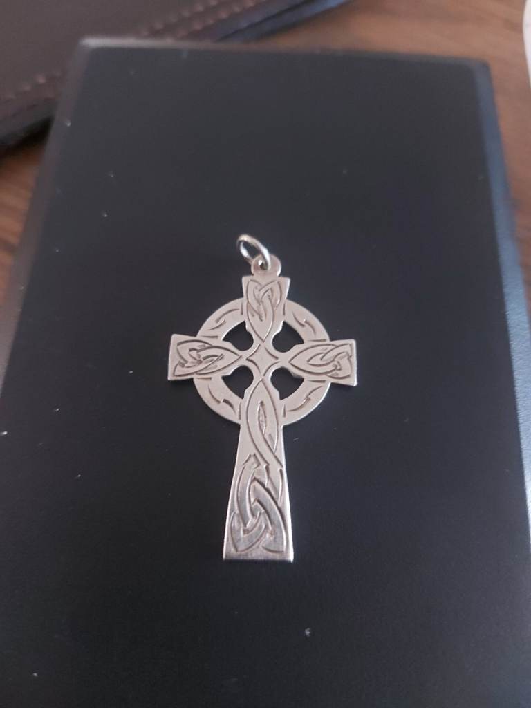 Irish Silver Celtic Cross