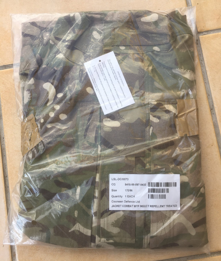 British Army MTP insect repellent treated shirt / jacket