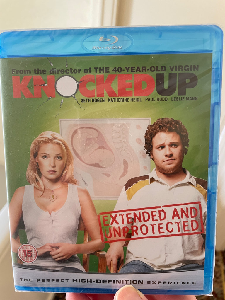 Knocked Up Blu-Ray NEW & SEALED, 2007 Seth Rogen, Paul Rudd