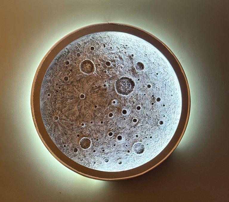 Moon Wall Art ( very Large 1 mtr wide)