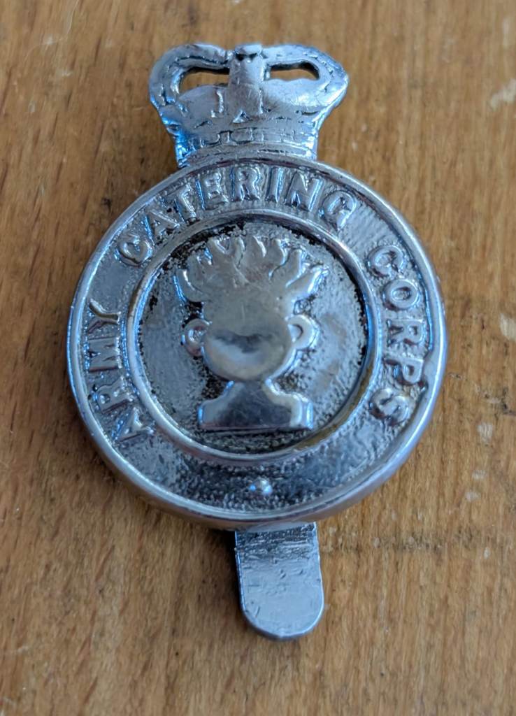 British Army The Army Catering Corp Cap Badge by J.R. Gaunt London 