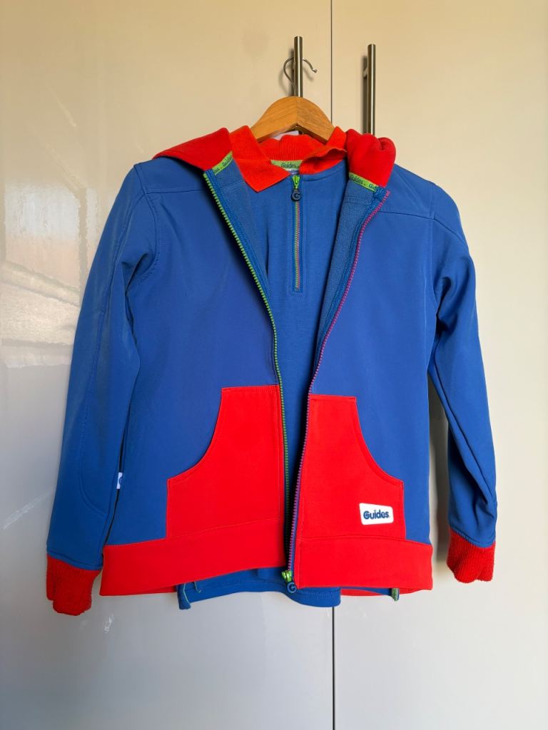 Girl Guides Uniform top (34”) and hoodie (32”) 